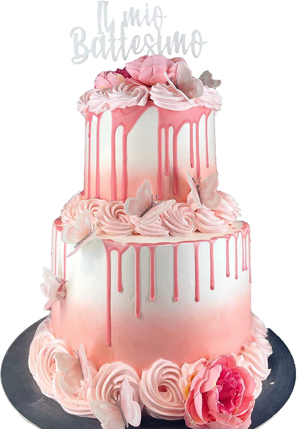 Cake Topper Personalizzato con Nome e Anni - Decorazione Torta